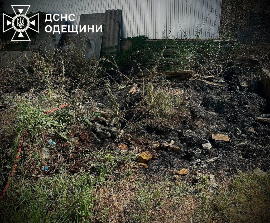 Дрон зафіксував підпал: на Одещині оштрафували чоловіка за випалювання трави