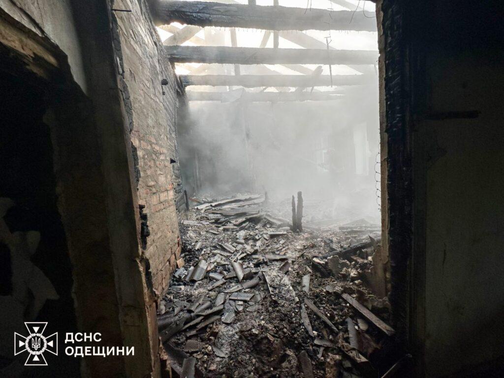 На Одещині під час пожежі в приватному будинку загинув чоловік