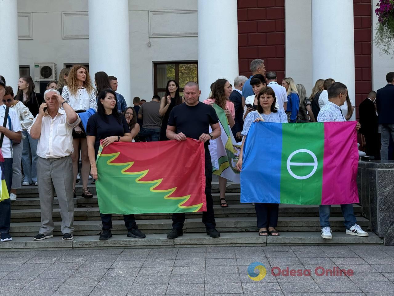 В Одесі святкують День міста: підняття прапорів, нагородження та відкриття нової зірки (фото)