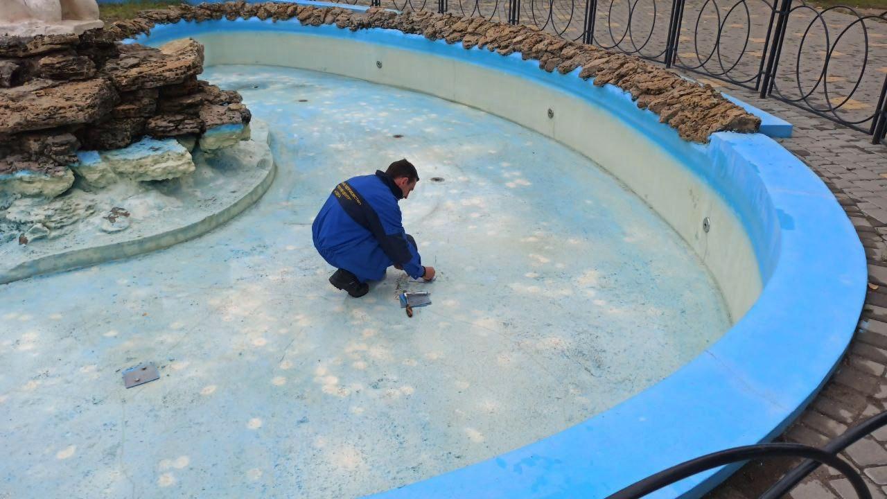 Фонтани Одеси консервують до весни Фонтани Одеси консервують до весни