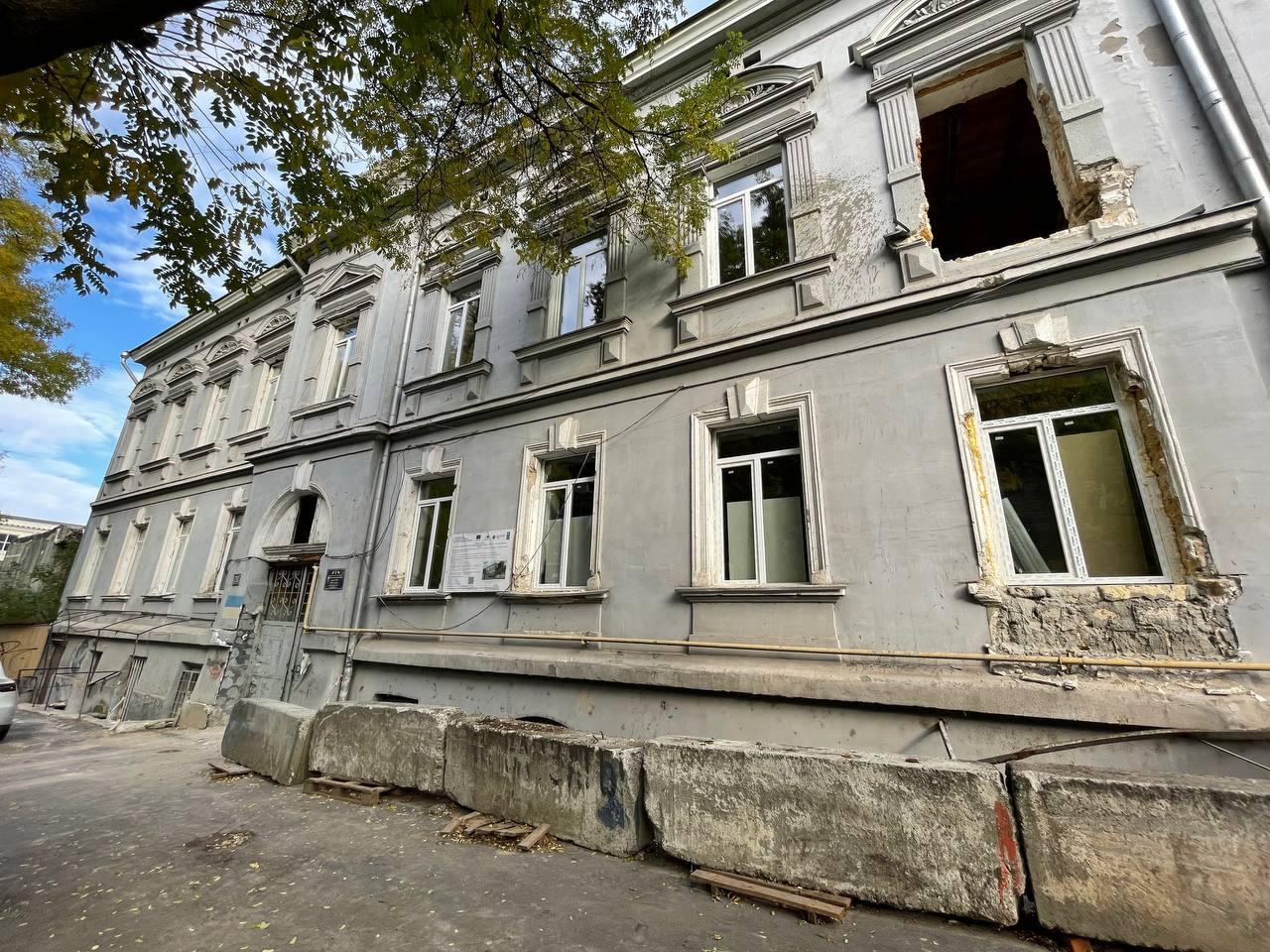 В центре Одессы реконструируют историческое здание