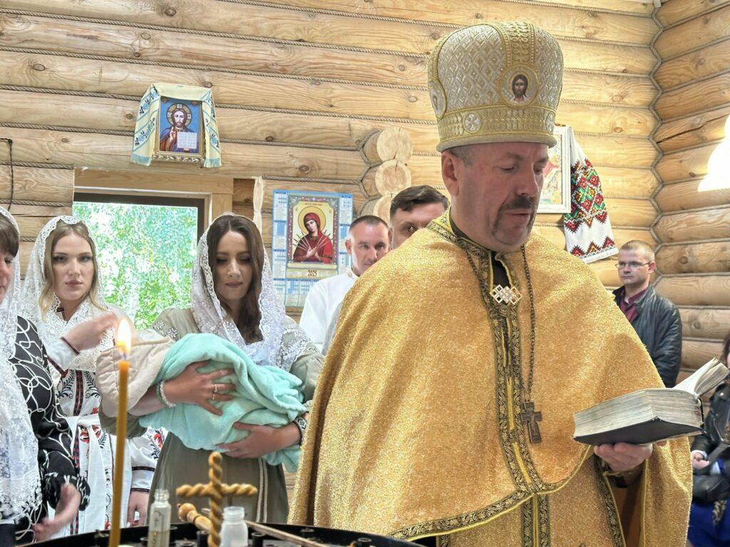 На Одещині охрестили сина прикордонника, що боронить країну на Херсонському напрямку