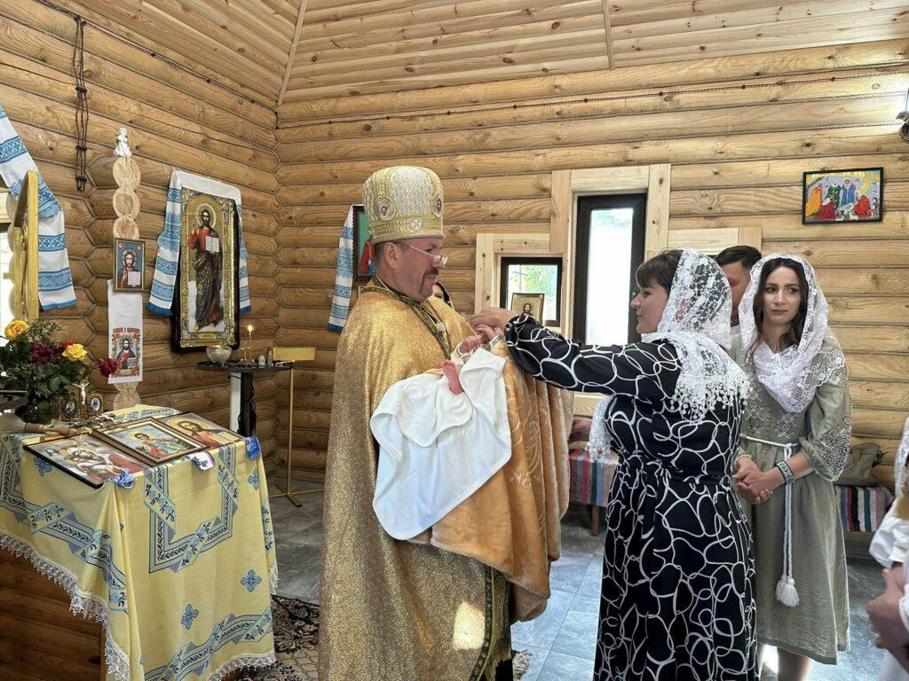 На Одещині охрестили сина прикордонника, що боронить країну на Херсонському напрямку