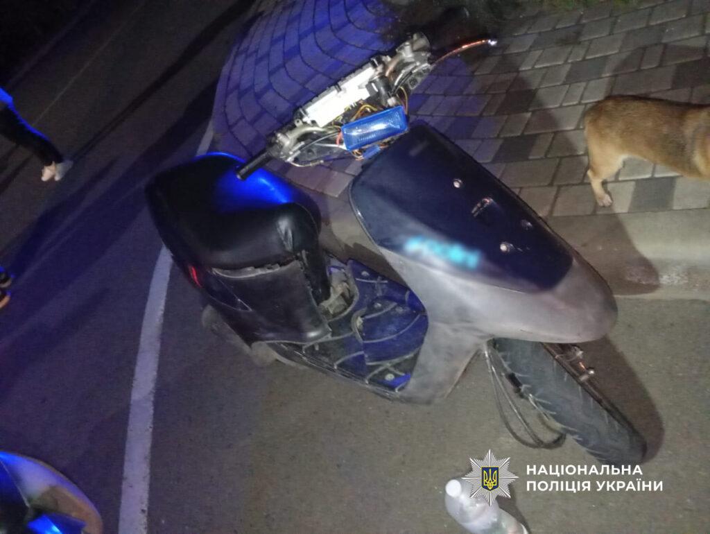 14-летний мопедист и 18-летний мотоциклист пострадали в ДТП в Одесской области