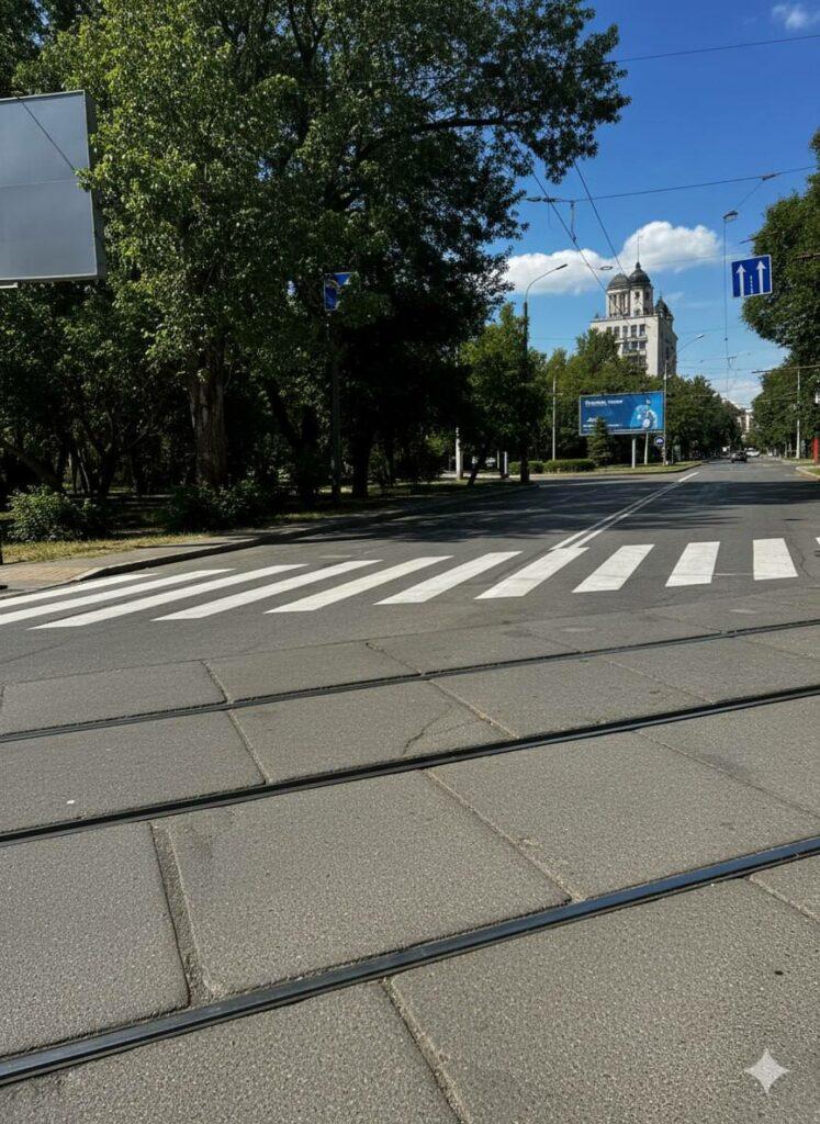 В Одессе обновили дорожную разметку на десяти локациях