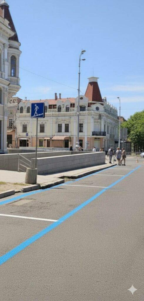 В Одессе обновили дорожную разметку на десяти локациях