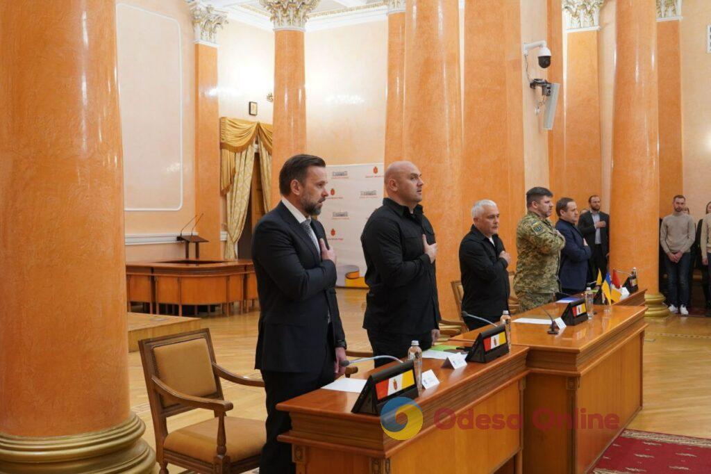 В Одессе представили главу городской военной администрации Сергея Лысака