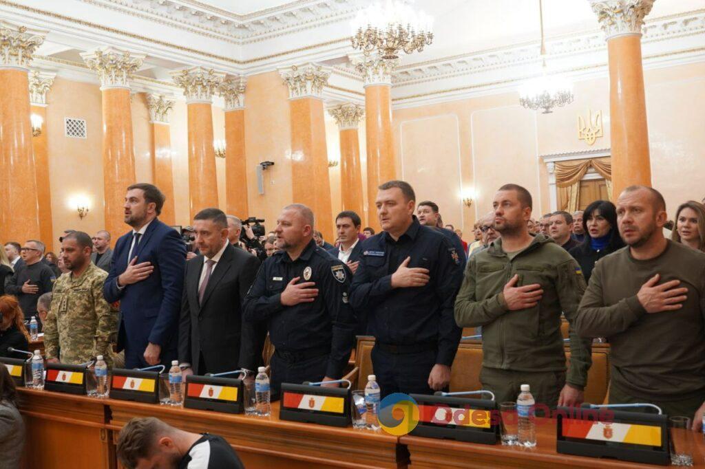 В Одессе представили главу городской военной администрации Сергея Лысака