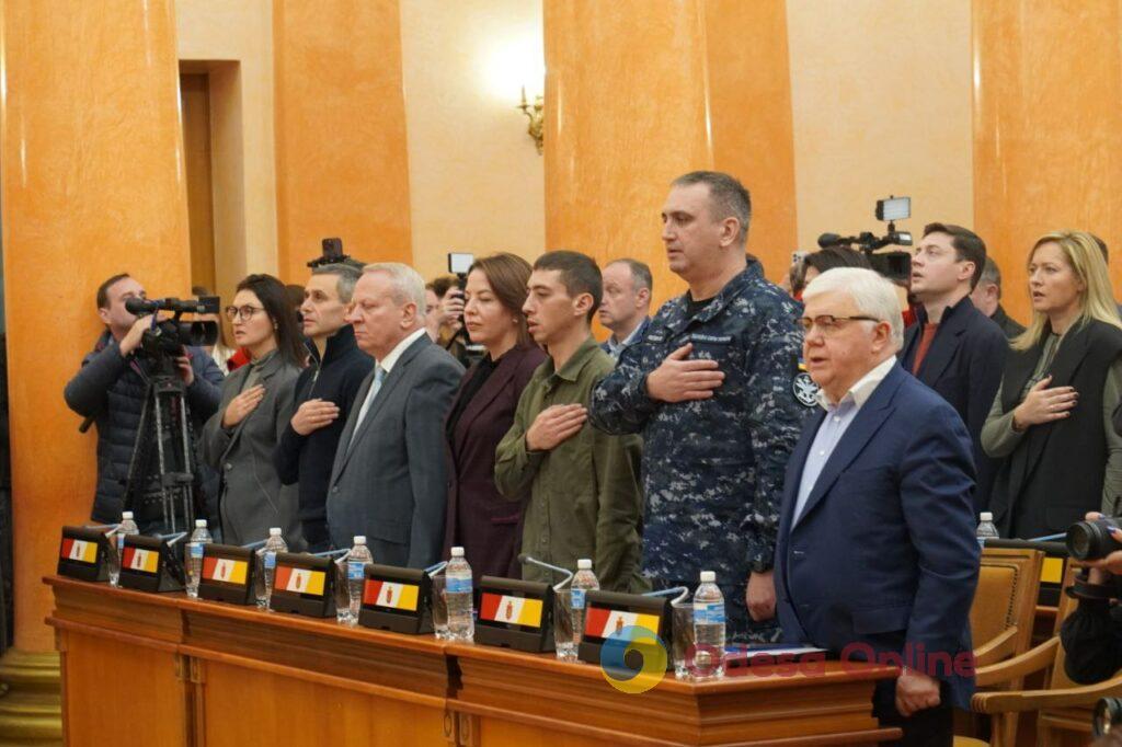 В Одессе представили главу городской военной администрации Сергея Лысака