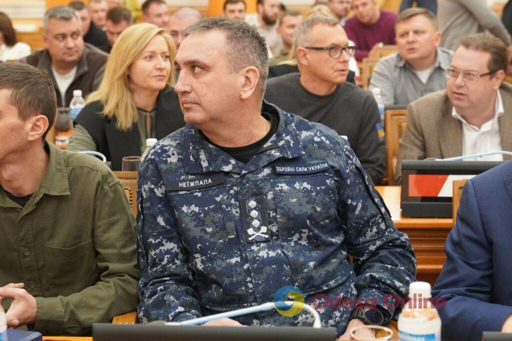 В Одессе представили главу городской военной администрации Сергея Лысака