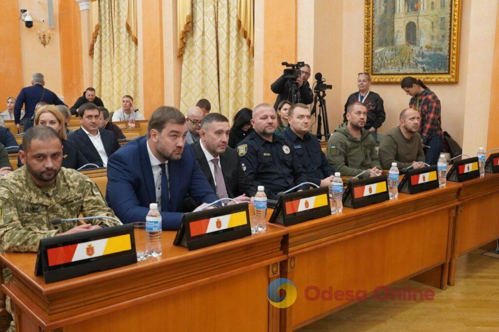 В Одессе представили главу городской военной администрации Сергея Лысака