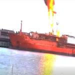 В Измаиле после атаки РФ ликвидировали пожар на судне с газовым оборудованием