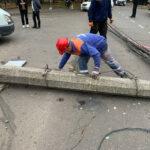 Больше трех десятков аварийных опор заменили в Одессе с начала года