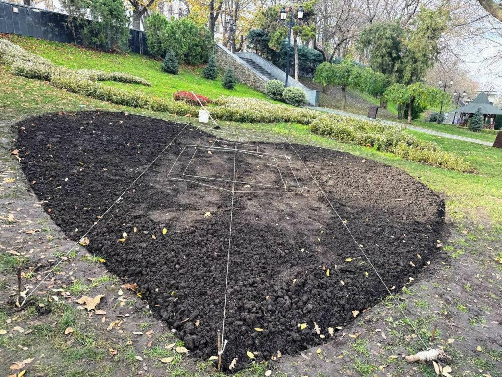 Квіткове серце в кольорах прапору прикрасить навесні один із парків Одеси