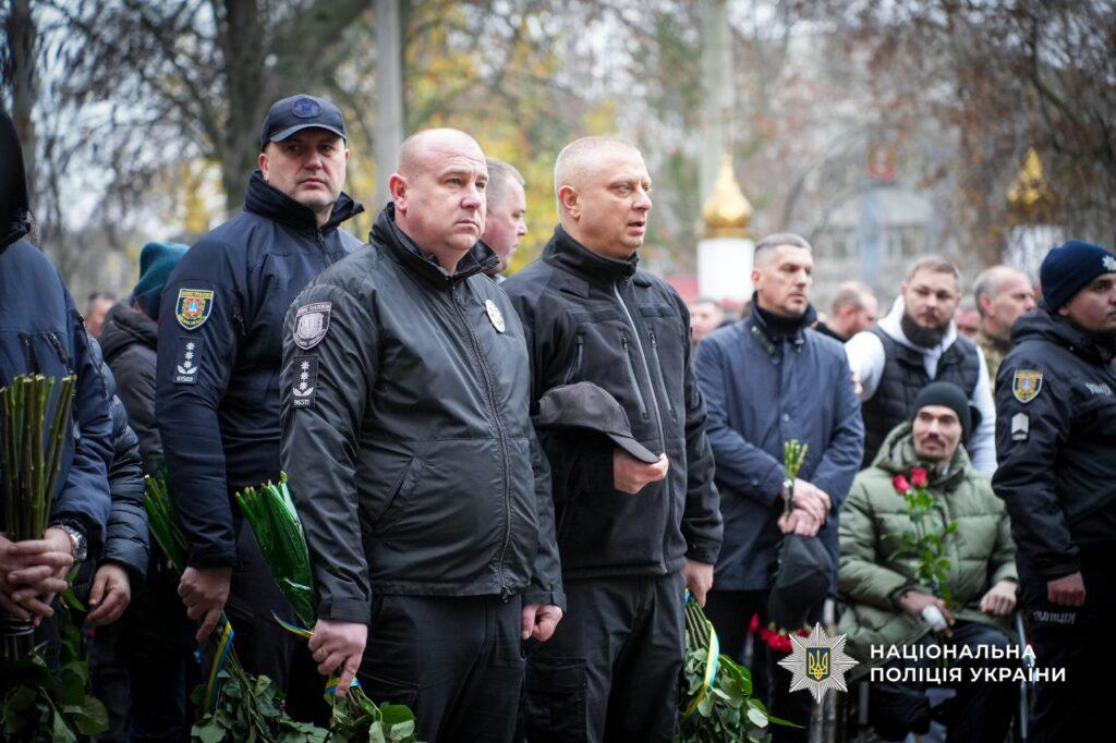 В Одессе провели в последний путь погибшего на войне бойца стрелкового батальона полиции