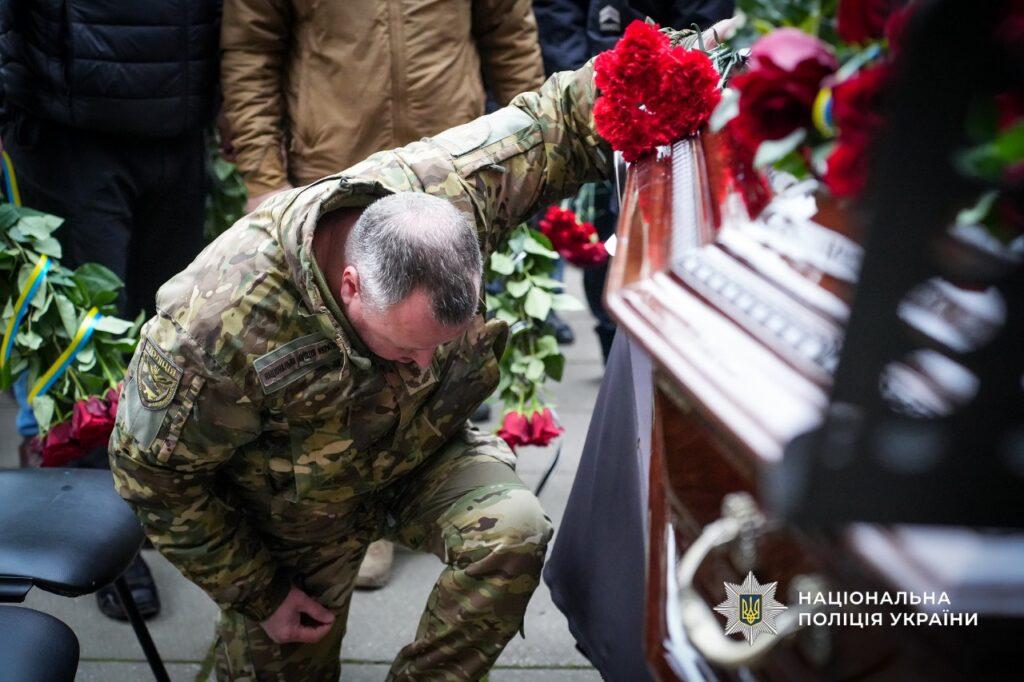 В Одессе провели в последний путь погибшего на войне бойца стрелкового батальона полиции