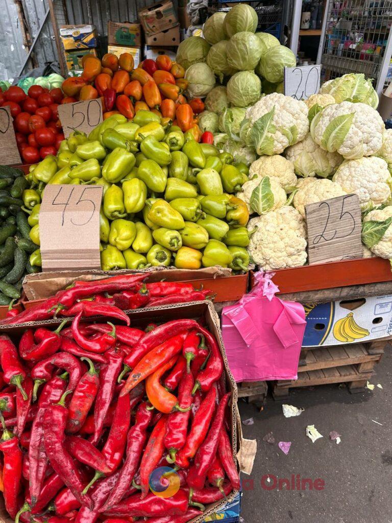 Гриби, редис і ананас: суботні ціни на одеському Привозі