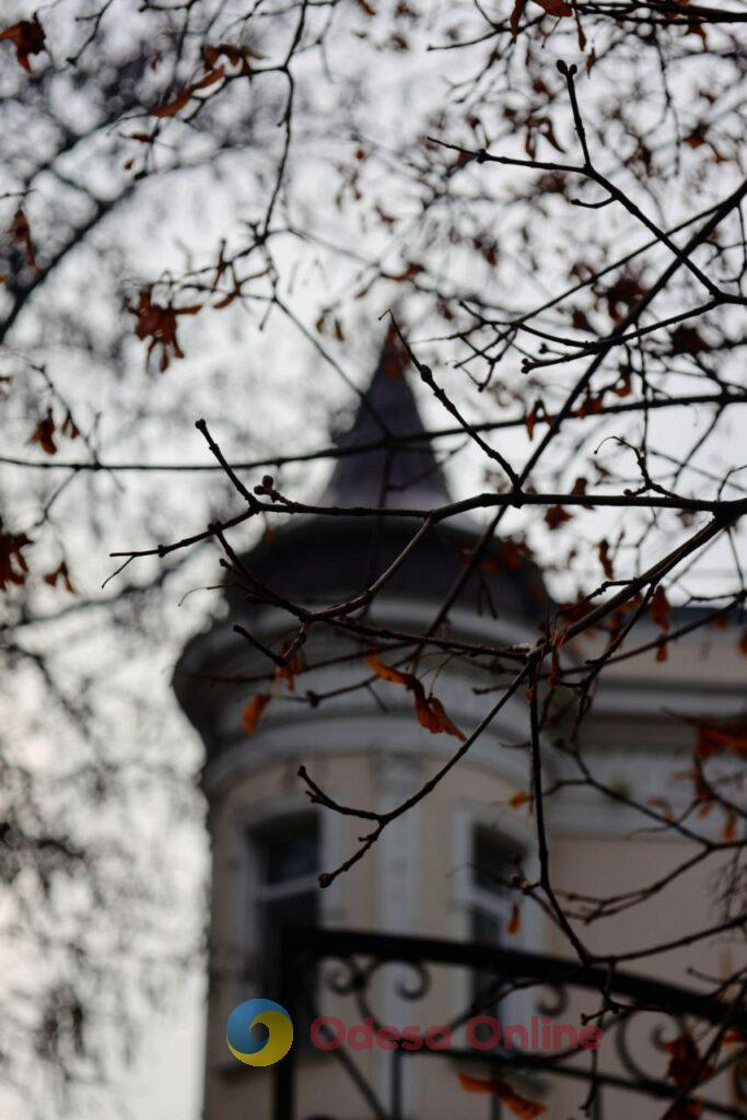 Пізня осінь в Одесі огортає дворики листям і дощем (фоторепортаж)