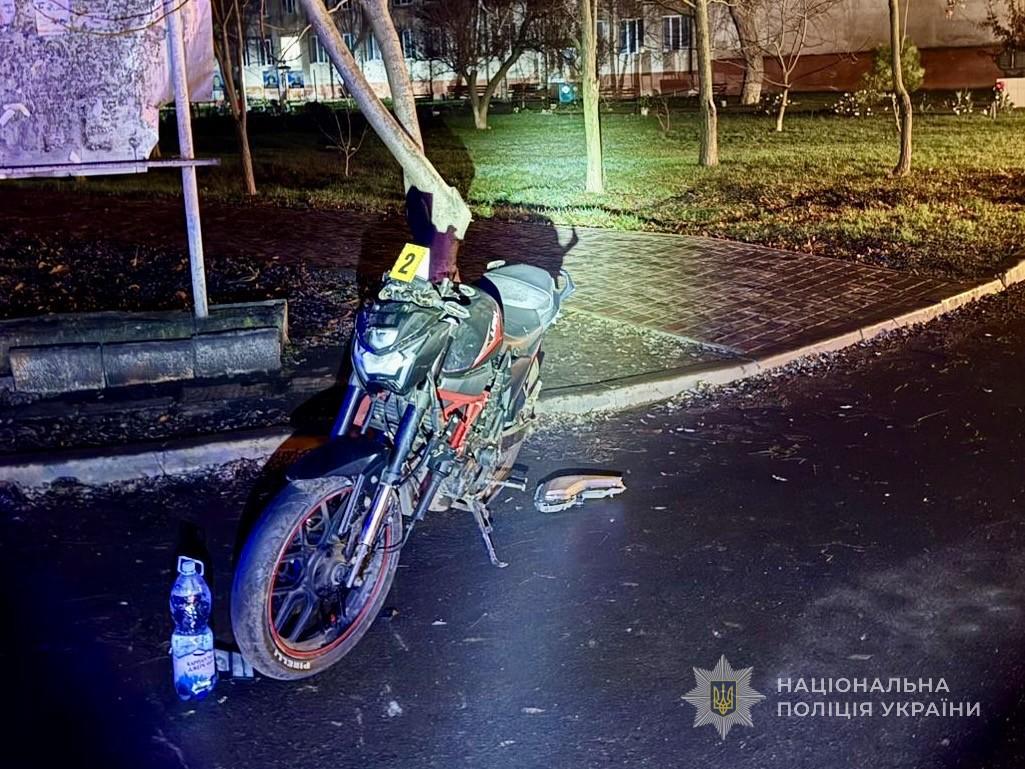 На Одещині у ДТП постраждав 19-річний мотоцикліст