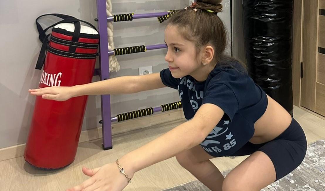 7-летняя одесситка установила рекорд по приседаниям