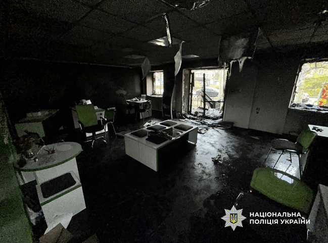 Одессит поджег банк после разговора с псевдосиловиком