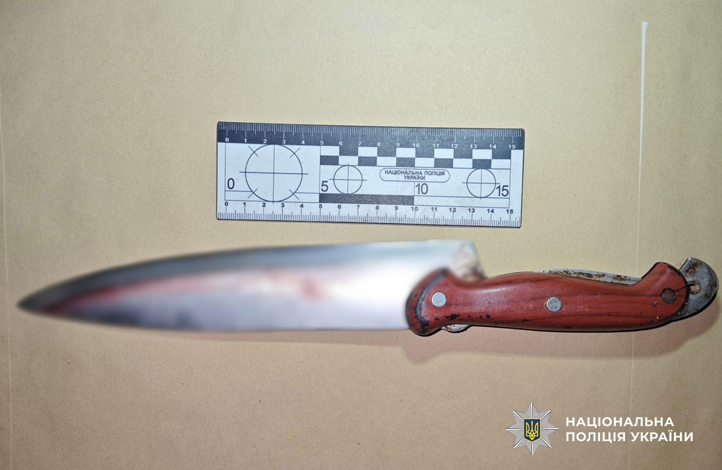 Мешканець Білгород-Дністровського району з ножем напав на знайомого