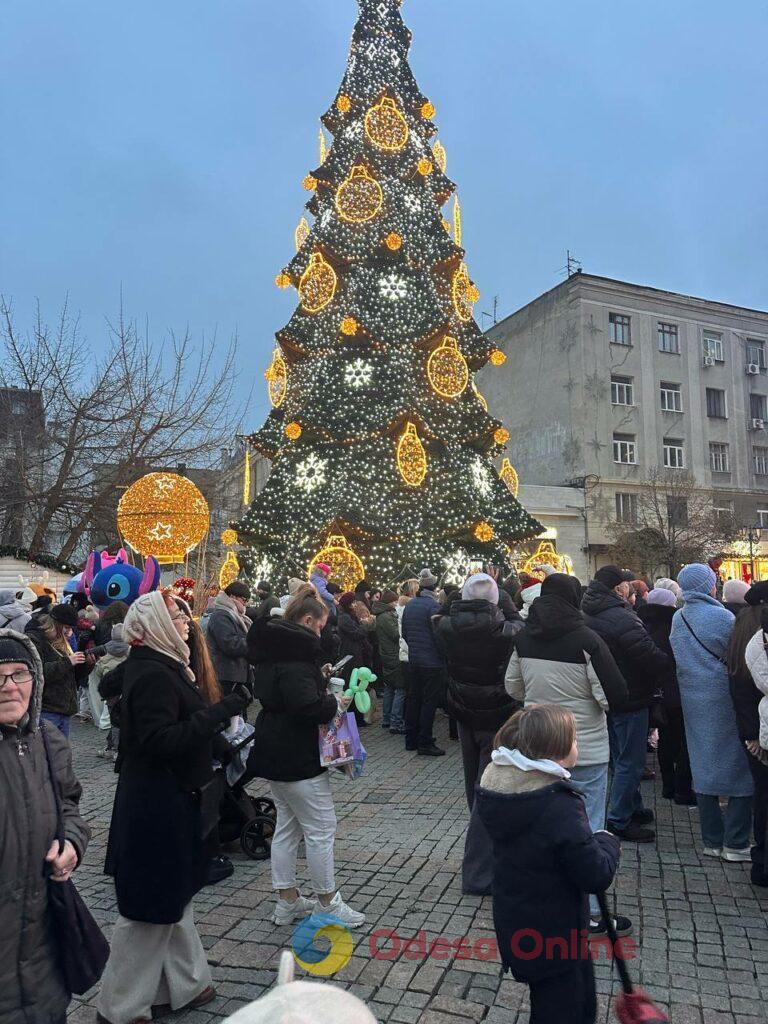 Зимова казка: в Одесі засвітили вогні на головній ялинці міста (фото)