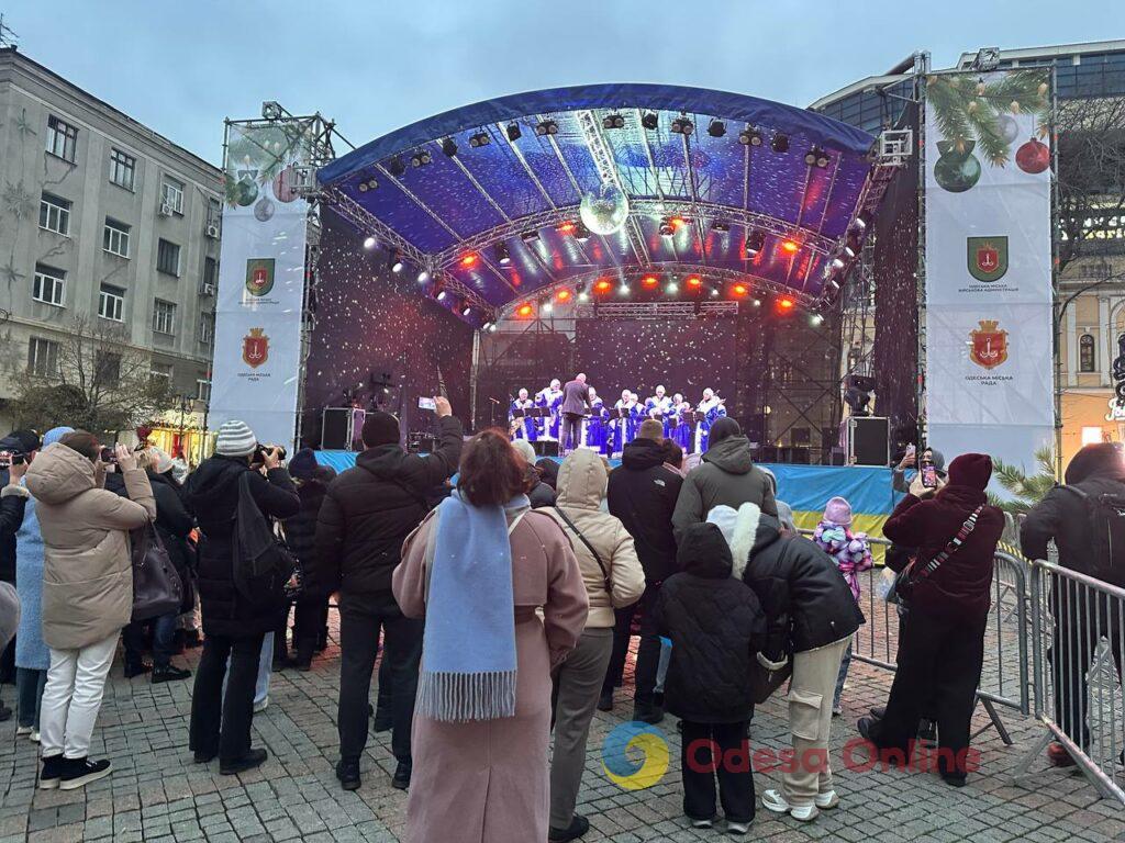 Зимова казка: в Одесі засвітили вогні на головній ялинці міста (фото)