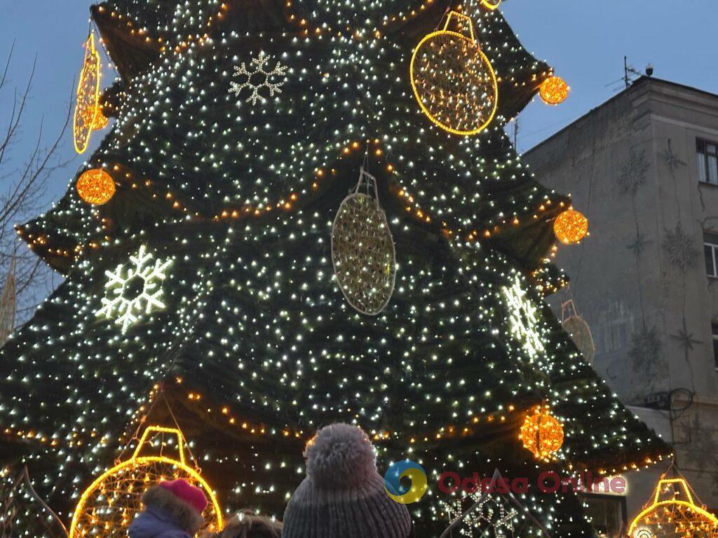 Зимова казка: в Одесі засвітили вогні на головній ялинці міста (фото)