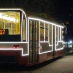 В Одессе на День Святого Николая курсировал праздничный электротранспорт