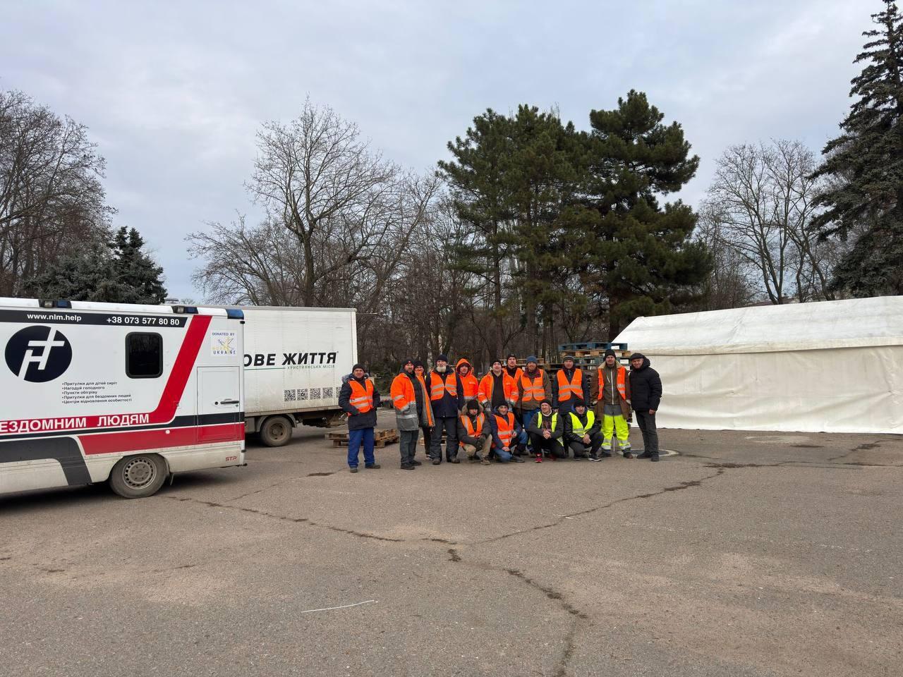 В Одессе на Куликовом поле заработал круглосуточный пункт обогрева