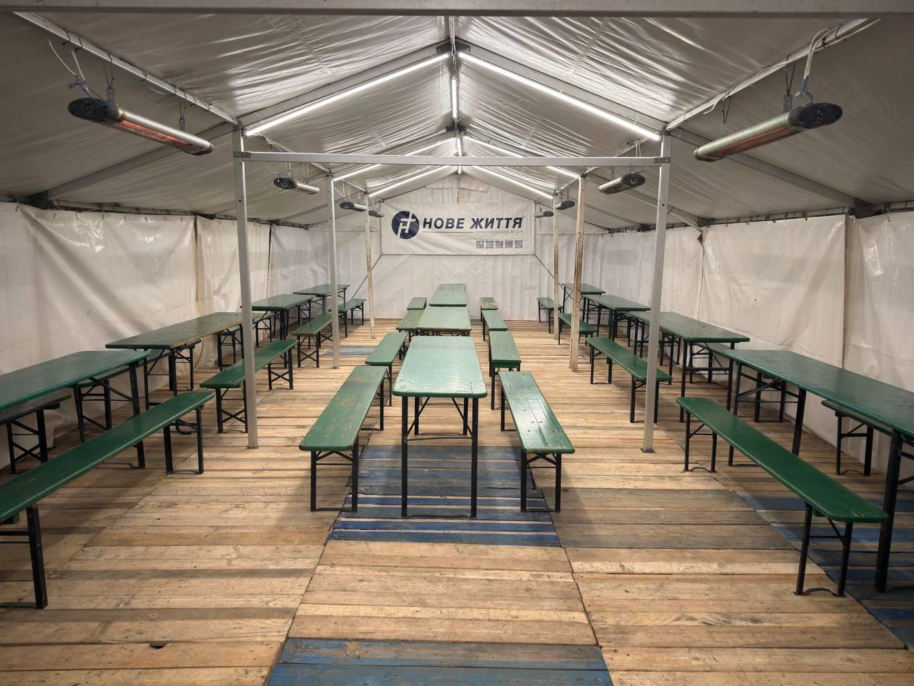 В Одессе на Куликовом поле заработал круглосуточный пункт обогрева