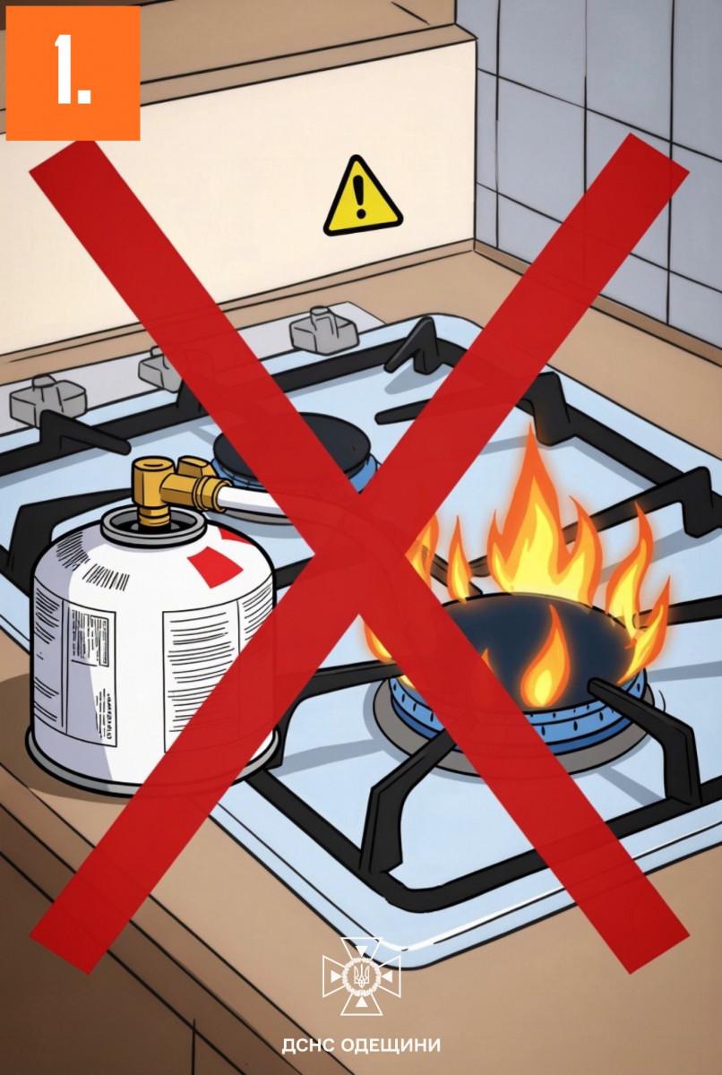 На Одещині почастішали випадки вибухів туристичних газових балонів – в ДСНС нагадали правила користування