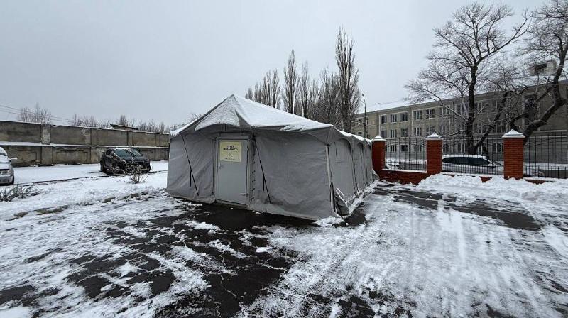 Одесса: в Пересыпском районе развернули пункт обогрева ГСЧС Одесса: в Пересыпском районе развернули пункт обогрева ГСЧС