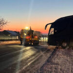 На трассе Одесса — Рени рейсовый автобус съехал в кювет возле Великого Дальника