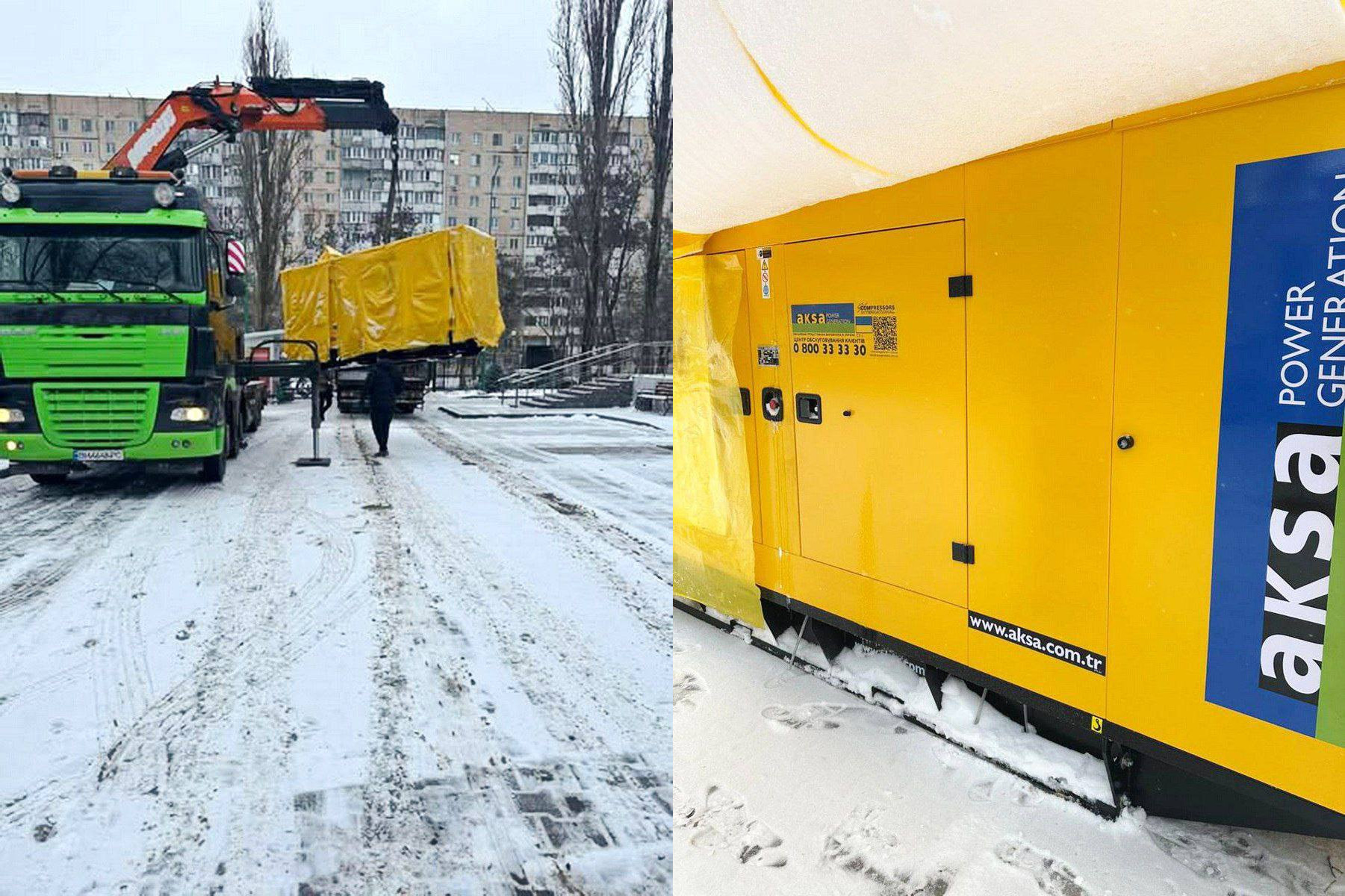 ЮНИСЕФ передал генератор городской детской больнице Одессы