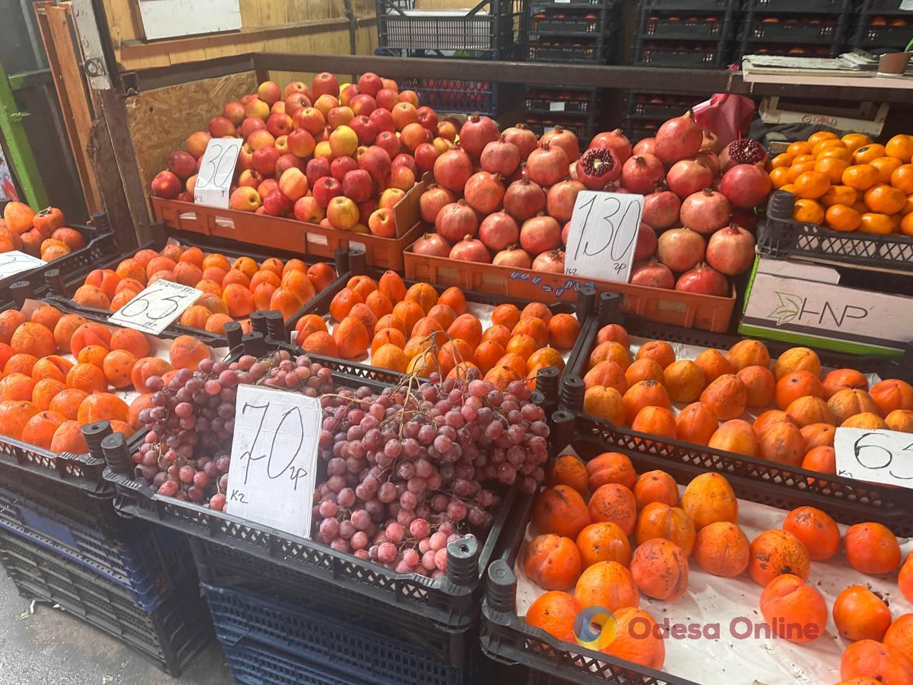 Імбир, яблука та сало: суботні ціни на одеському Привозі