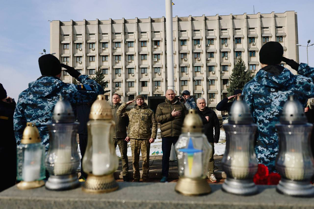 В Одессе почтили память Героев Небесной Сотни В Одессе почтили память Героев Небесной Сотни
