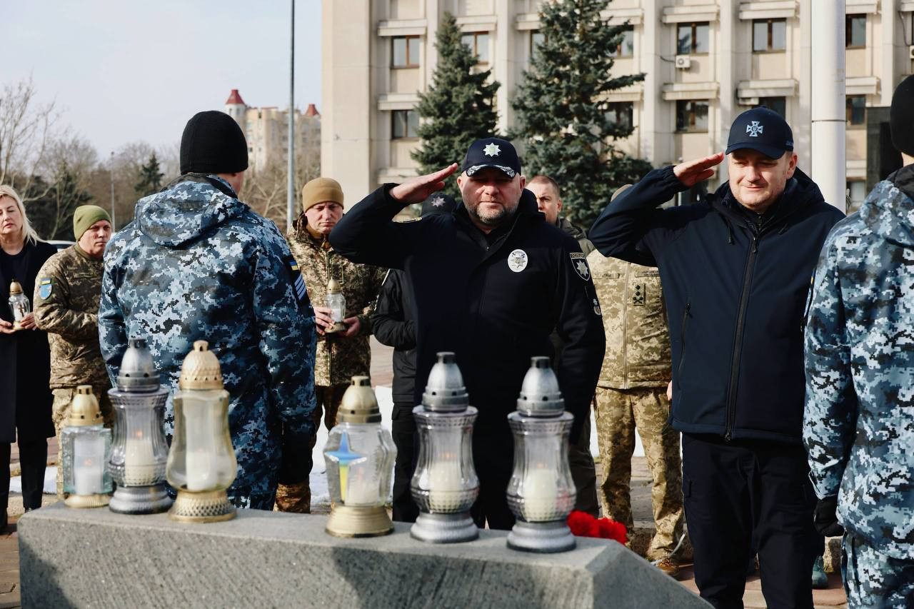 В Одессе почтили память Героев Небесной Сотни В Одессе почтили память Героев Небесной Сотни
