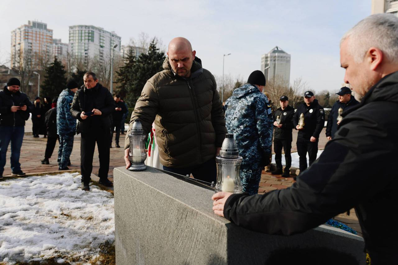 В Одессе почтили память Героев Небесной Сотни В Одессе почтили память Героев Небесной Сотни