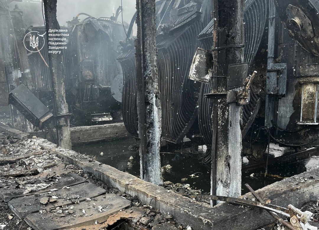 Екологи підрахували збитки від ракетного удару по енергооб’єкту в Одесі