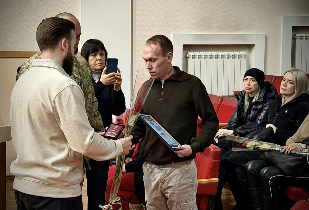 В Одессе вручили посмертную награду брату павшего пограничника