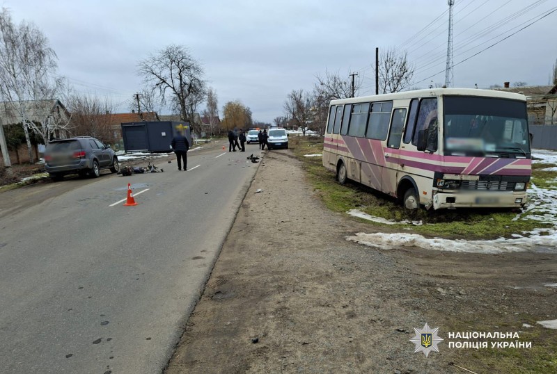 Смертельна ДТП на Одещині: мопедист загинув після зіткнення з маршруткою