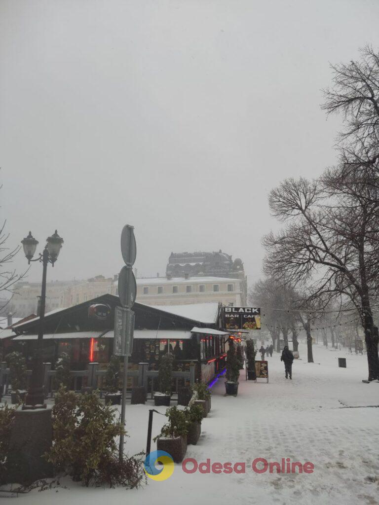 Одеса: снігопад змінив місто та його ритм (фоторепортаж)