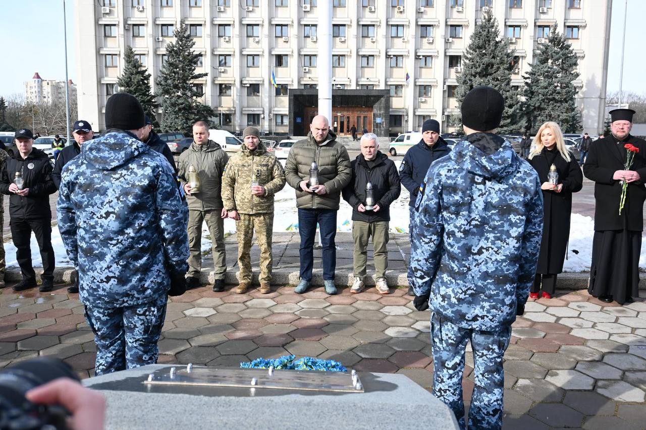 В Одессе почтили память Героев Небесной Сотни В Одессе почтили память Героев Небесной Сотни