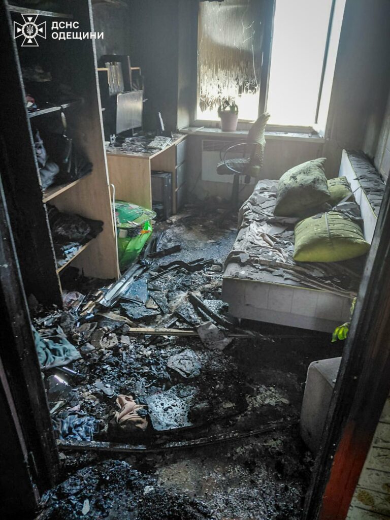 В Шабо во время пожара в многоэтажке эвакуировали двух людей