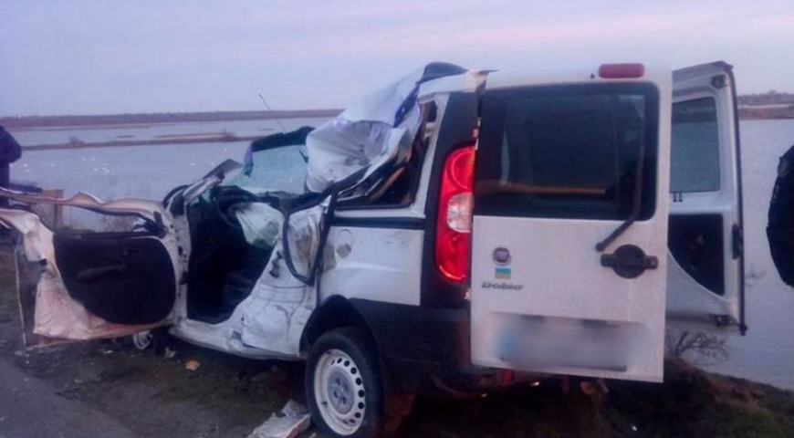 В Одесском районе водитель Fiat погиб в столкновении с грузовиком MAN