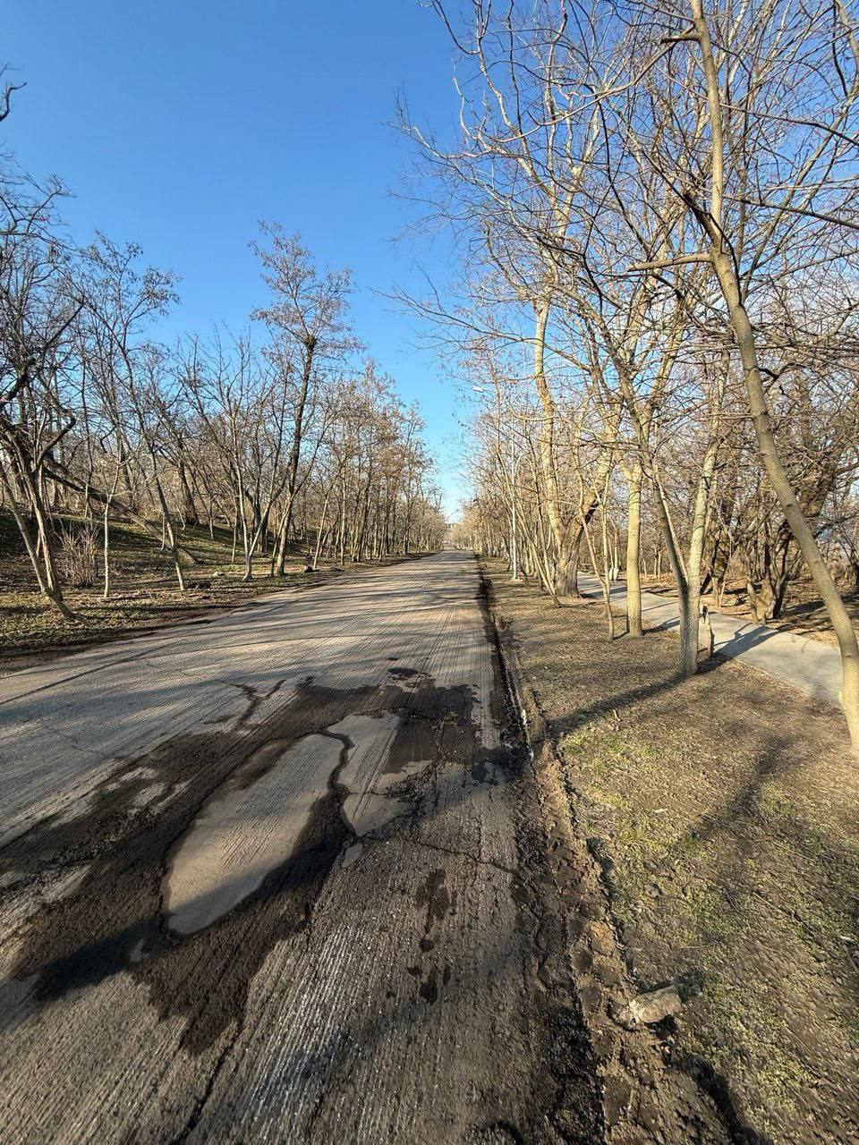 В Одессе начали ремонт Трассы здоровья