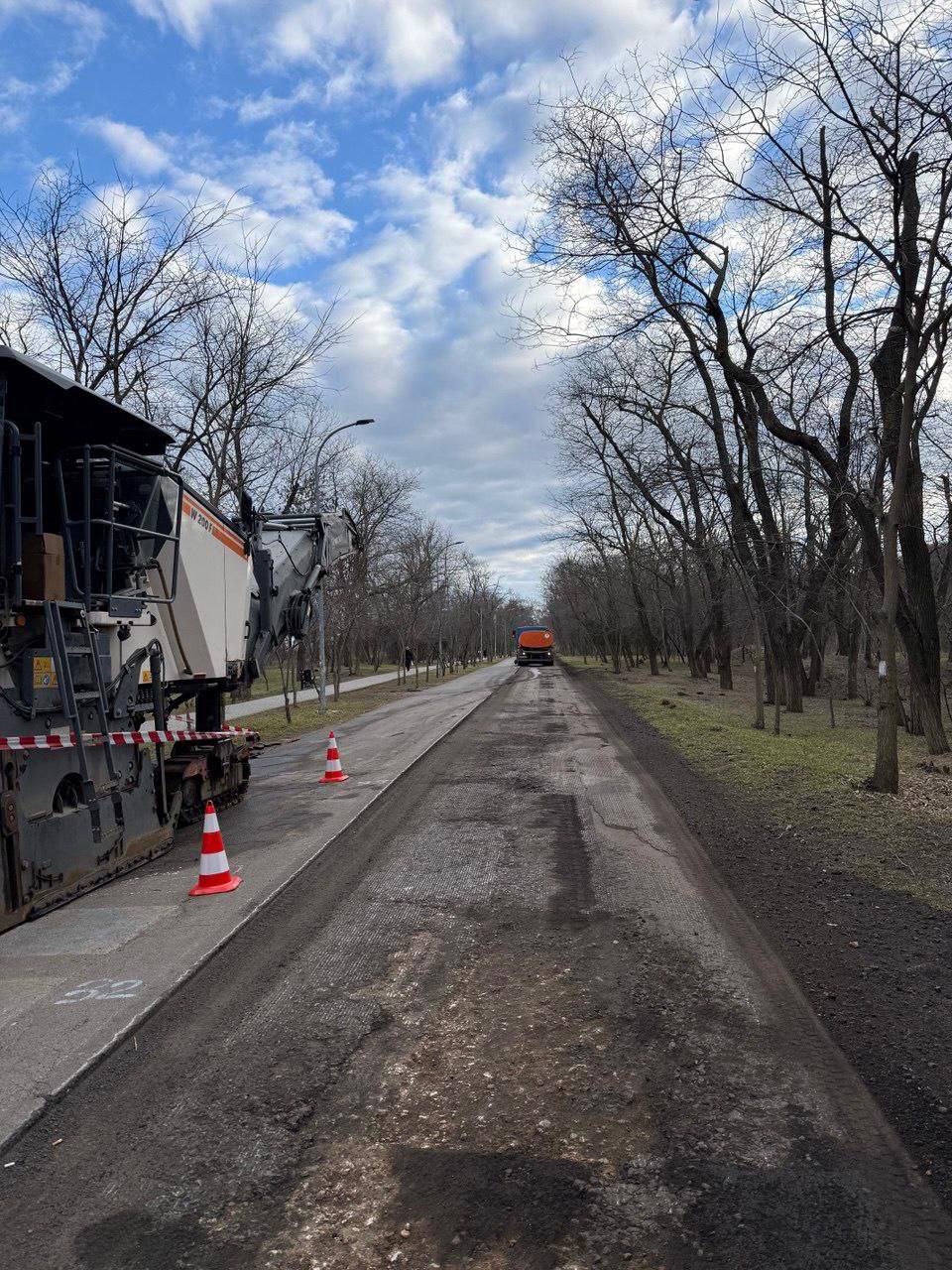 В Одессе начали ремонт Трассы здоровья