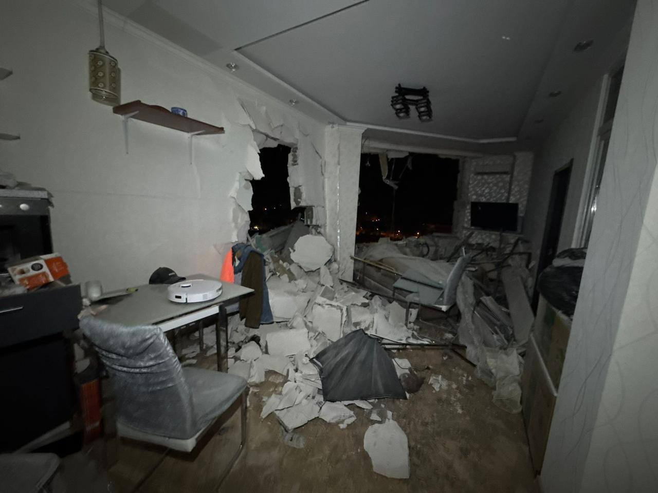 В Одесі після нічної атаки пошкоджені житлові будинки, зокрема багатоповерхівки, постраждали троє людей